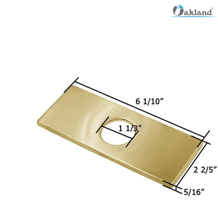 OAKLAND Bathroom Faucet Hole Cover Deck Plate & Reviews Wayfair